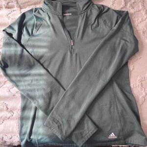 Adidas Women’s Golf Quarter Zip Green